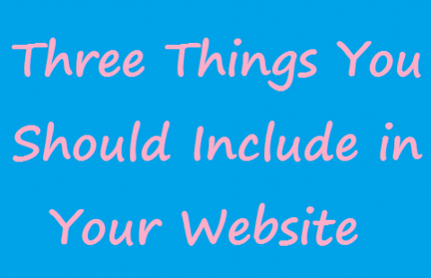 Three Things You Should Include in Your Personal Website